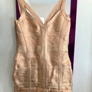 Champagne Bandage Dress